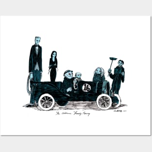 Addams Family Racing Posters and Art